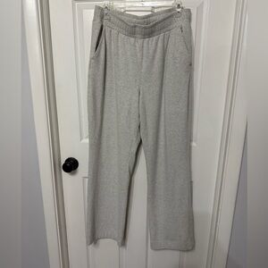 Alpine design wide leg‎ fleece sweatpants grey size large